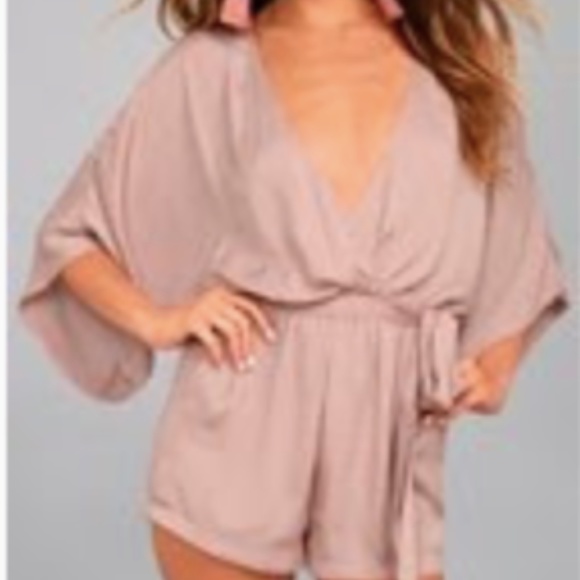 Light Pink Romper - Picture 1 of 2